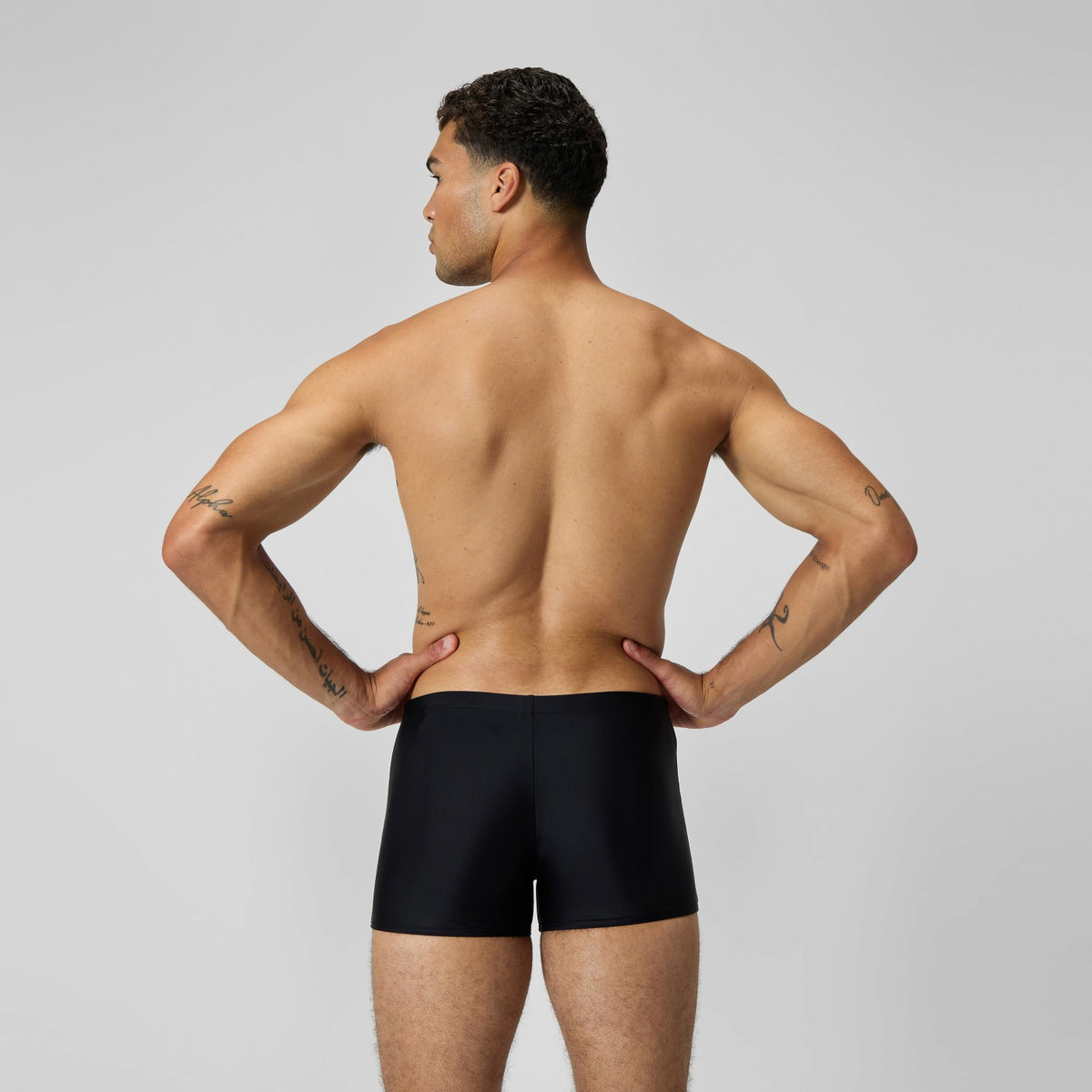 Speedo Medley Logo Aquashorts Black/Yellow
