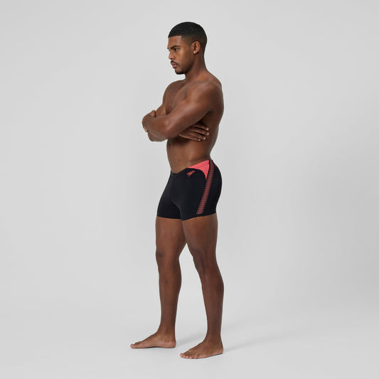 Speedo HyperBoom Splice Aquashorts Black/Coral