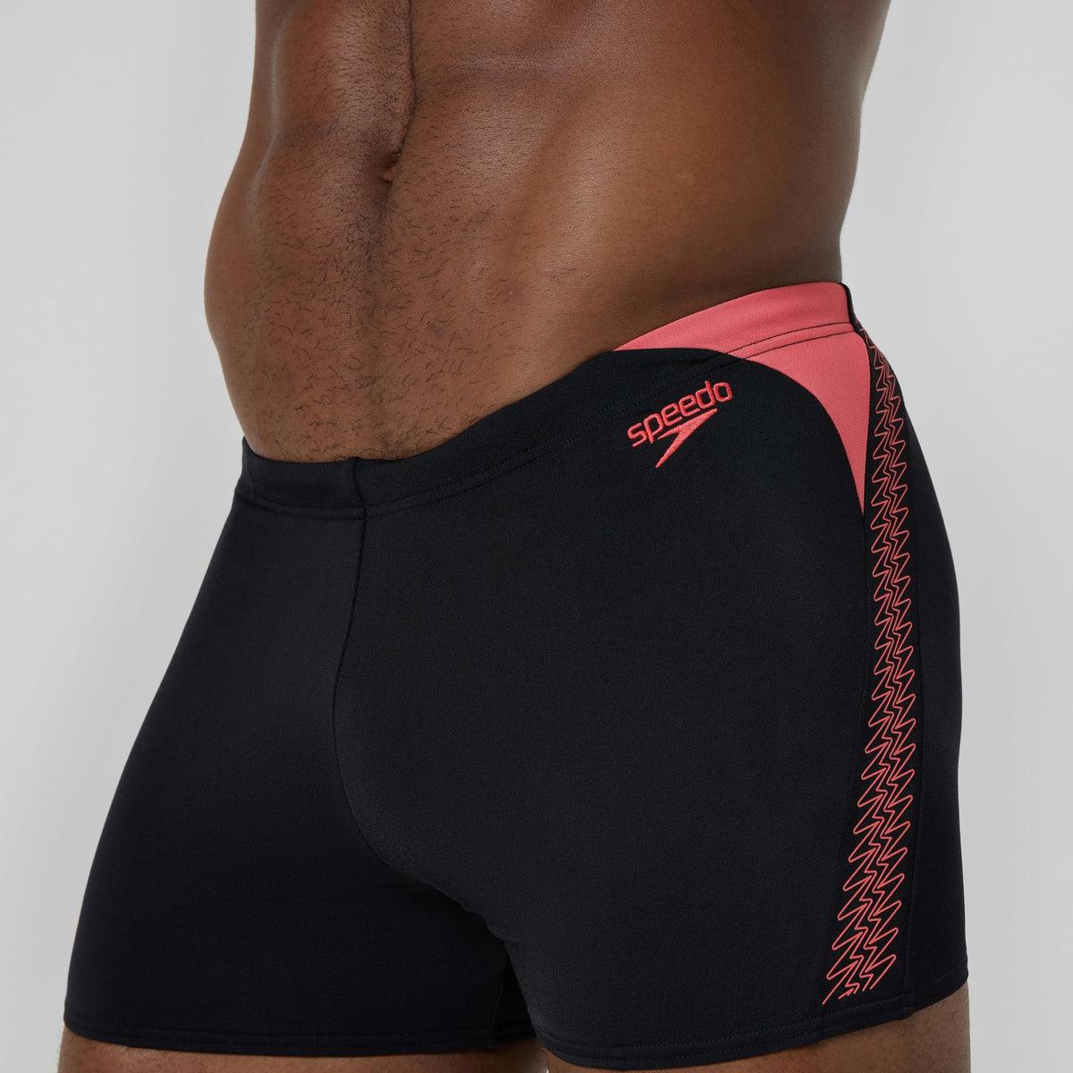 Speedo HyperBoom Splice Aquashorts Black/Coral