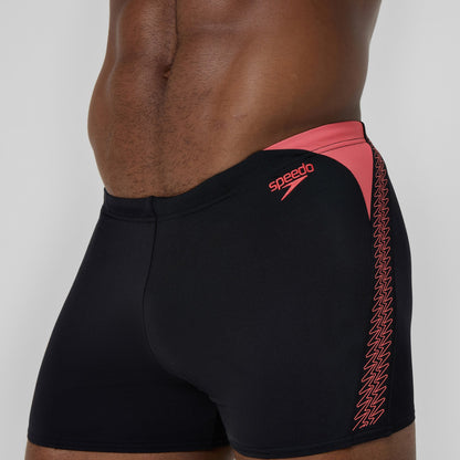 Speedo HyperBoom Splice Aquashorts Black/Coral