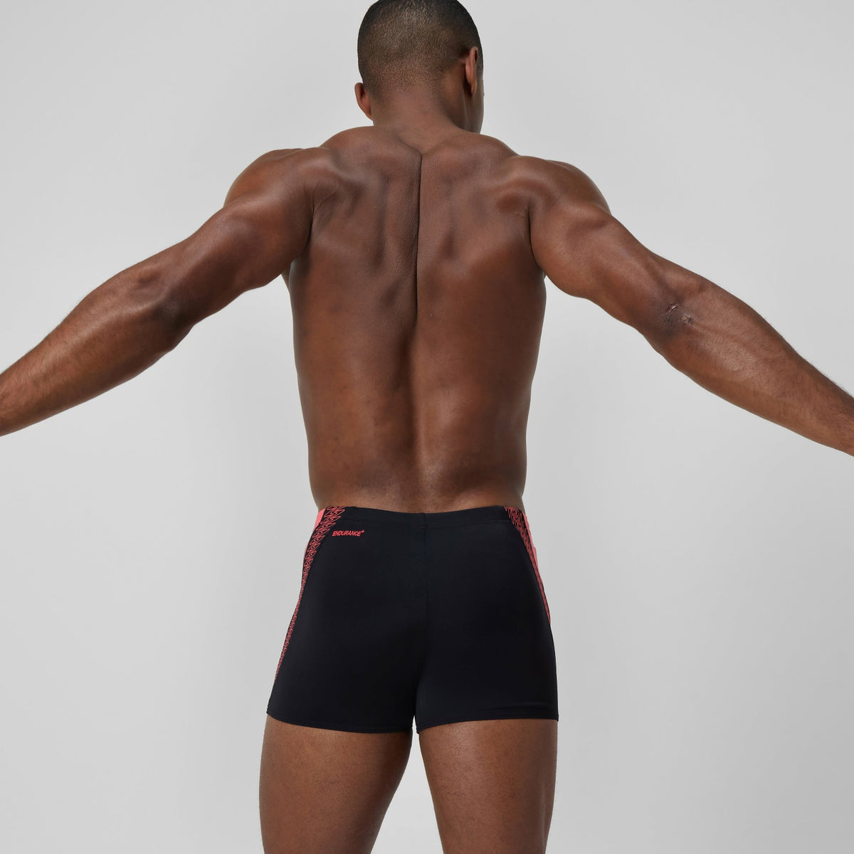 Speedo HyperBoom Splice Aquashorts Black/Coral