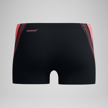 Speedo HyperBoom Splice Aquashorts Black/Coral