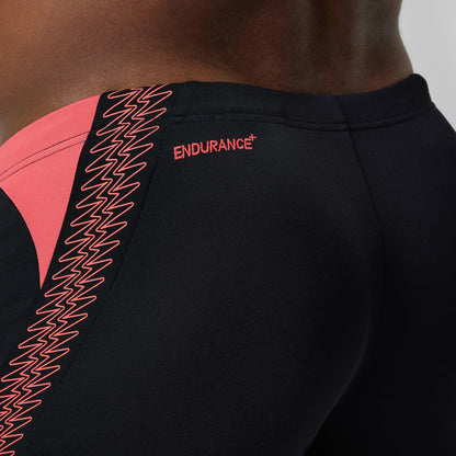 Speedo HyperBoom Splice Aquashorts Black/Coral