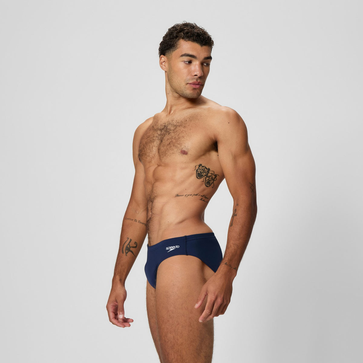 Speedo Endurance+ Logo Brief Navy