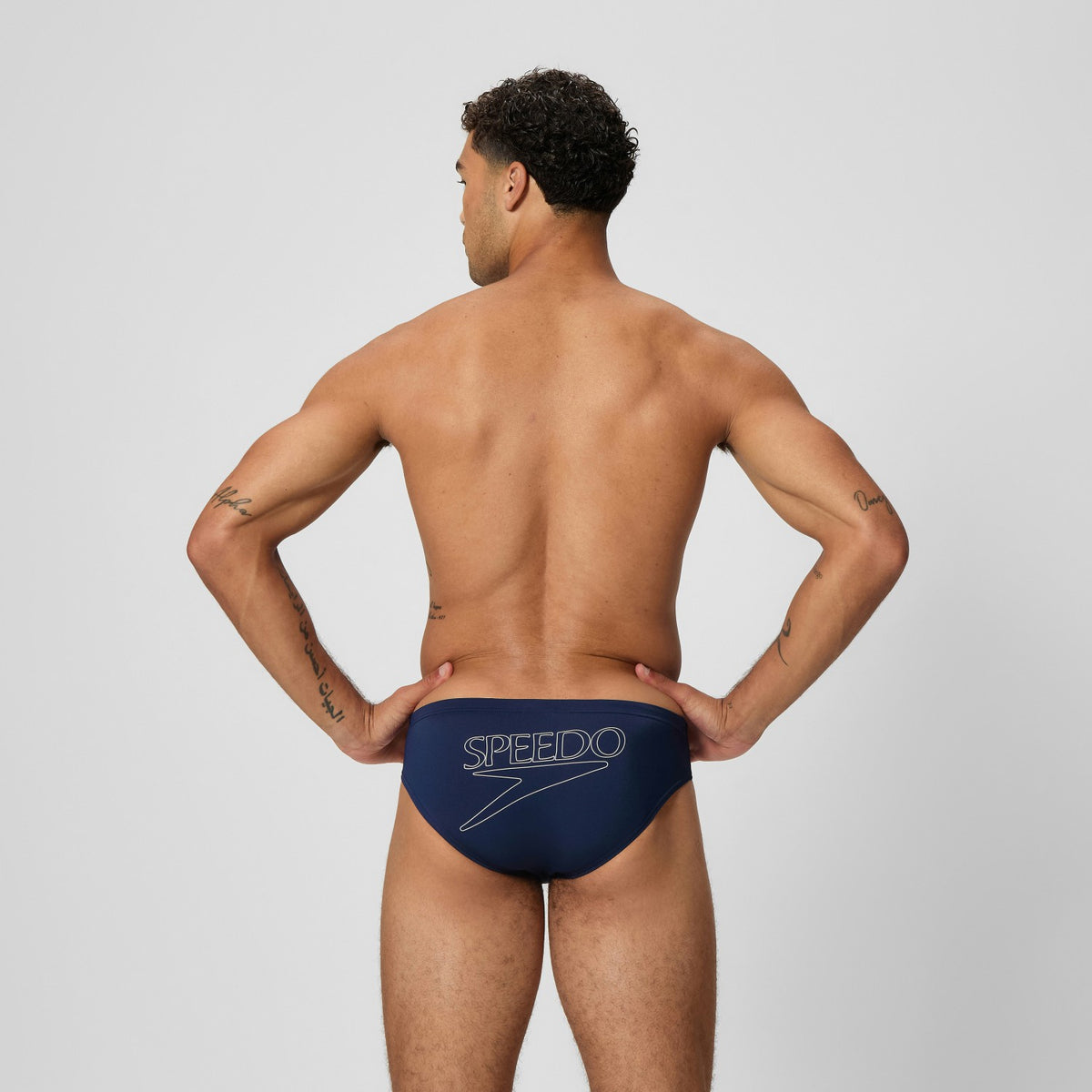 Speedo Endurance+ Logo Brief Navy