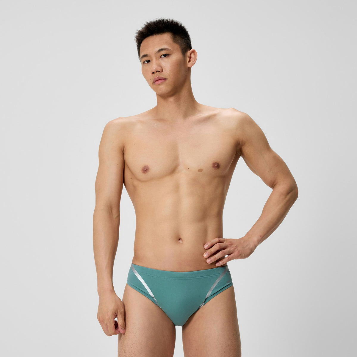 Speedo Vanquisher Movement Brief Storm Green