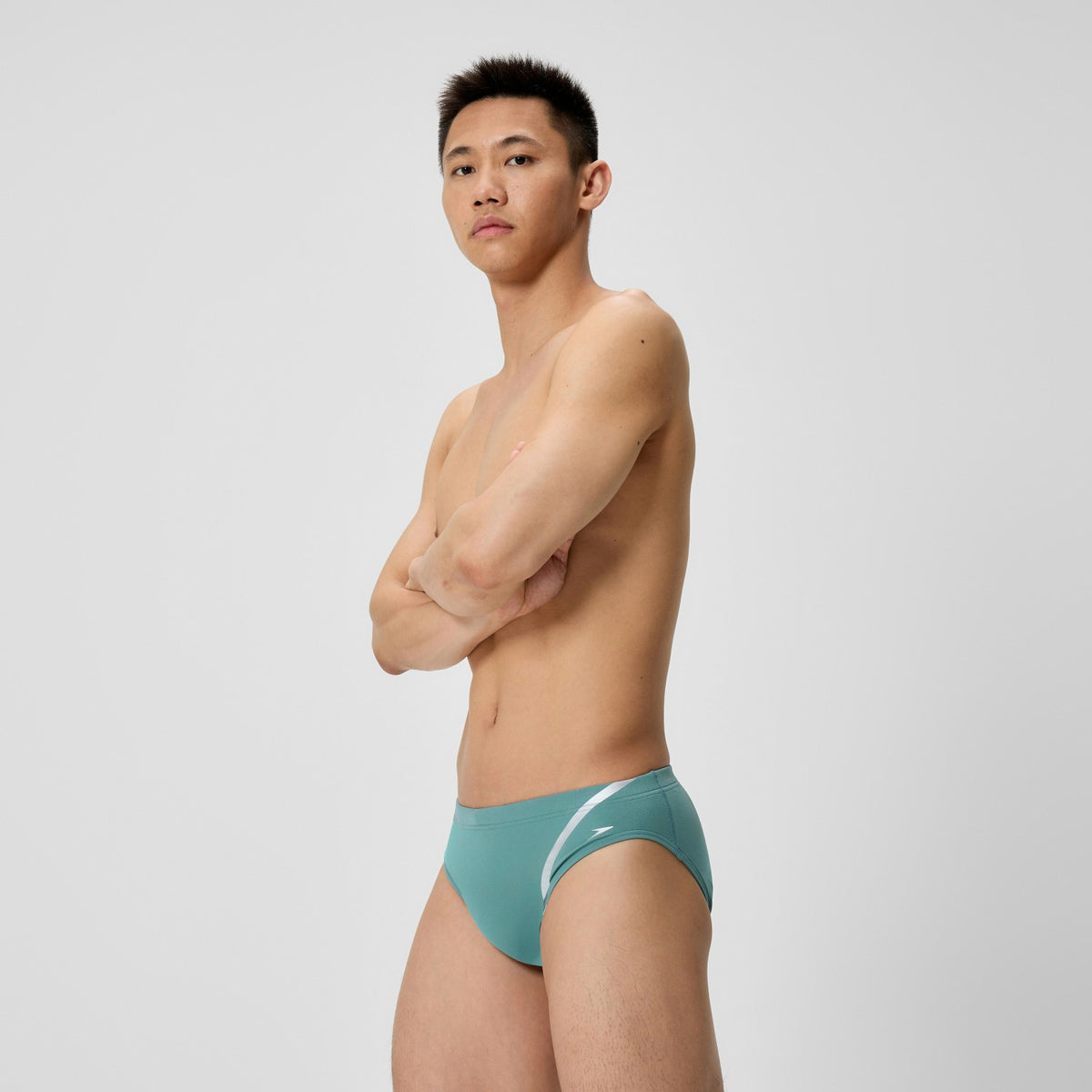 Speedo Vanquisher Movement Brief Storm Green