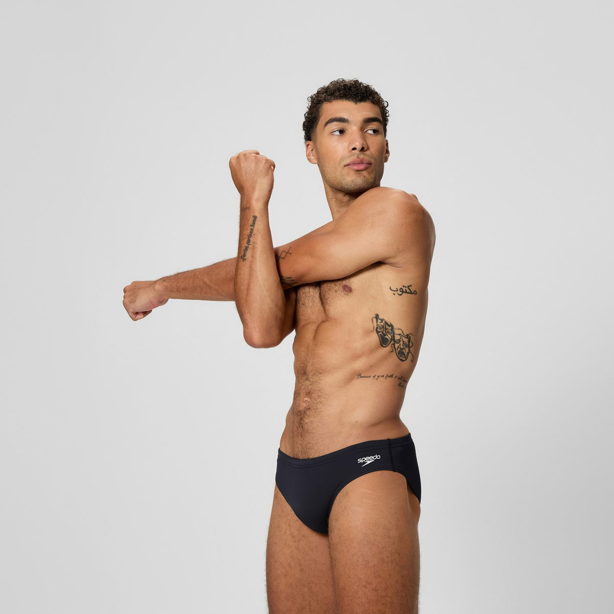 Speedo Endurance+ Logo Brief Black
