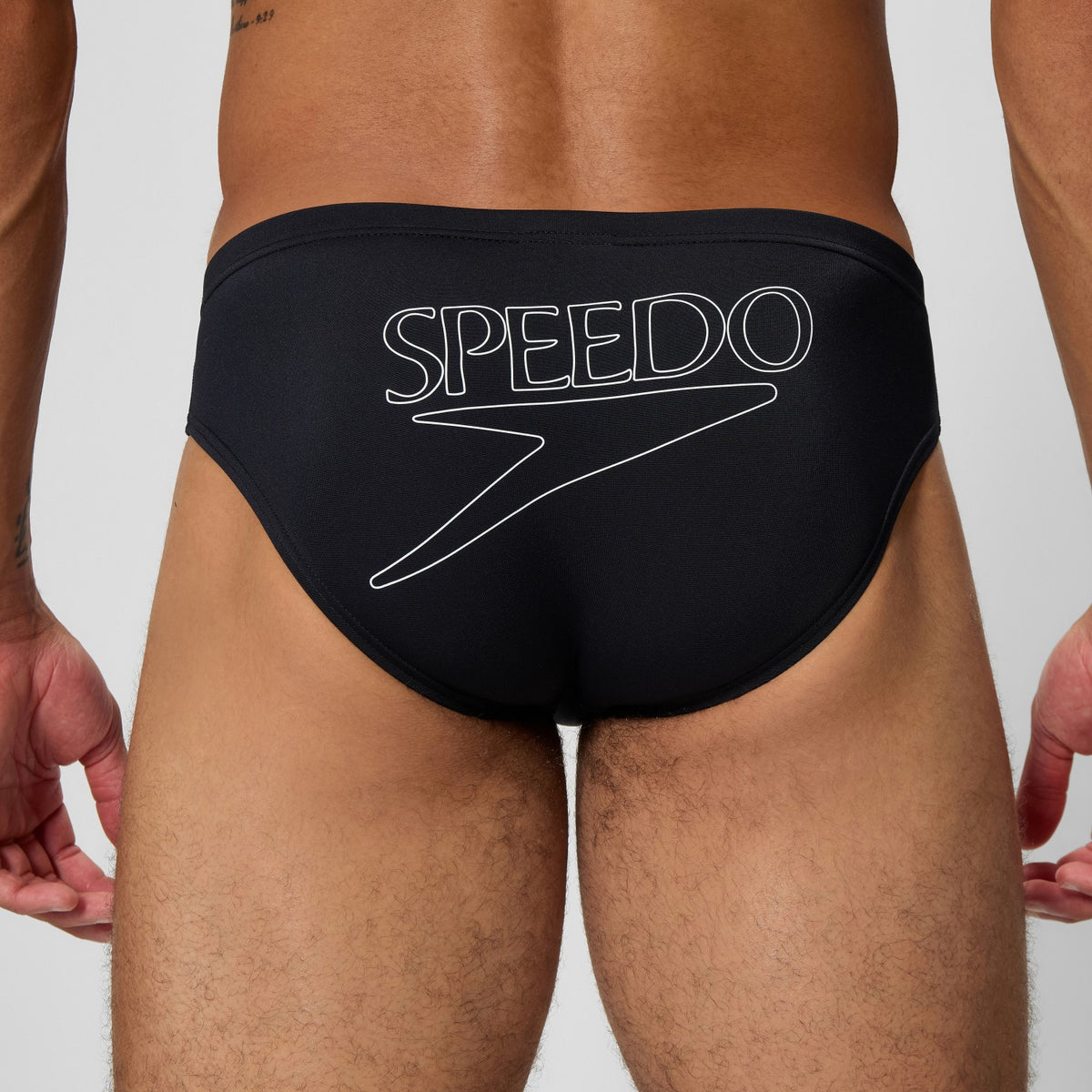 Speedo Endurance+ Logo Brief Black