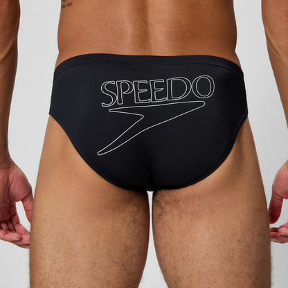 Speedo Endurance+ Logo Brief Black