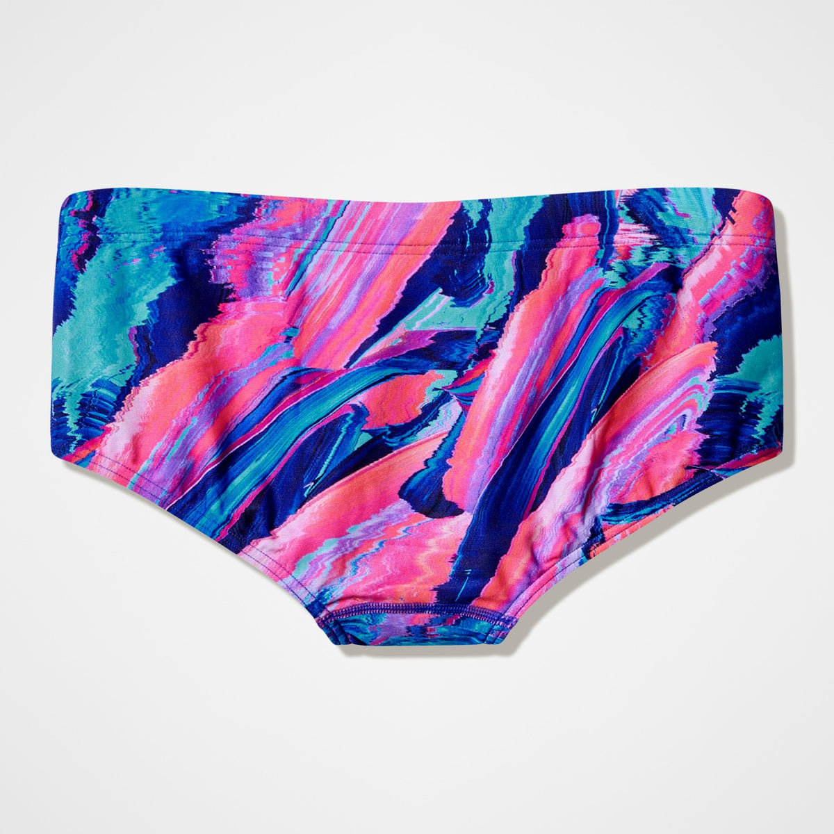 Speedo Club Training Printed Brief Blue/Pink