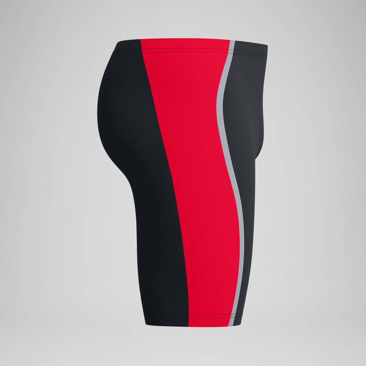 Speedo Solid Splice Jammer Black/Red