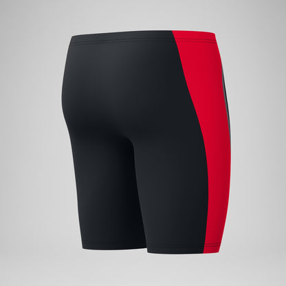 Speedo Solid Splice Jammer Black/Red