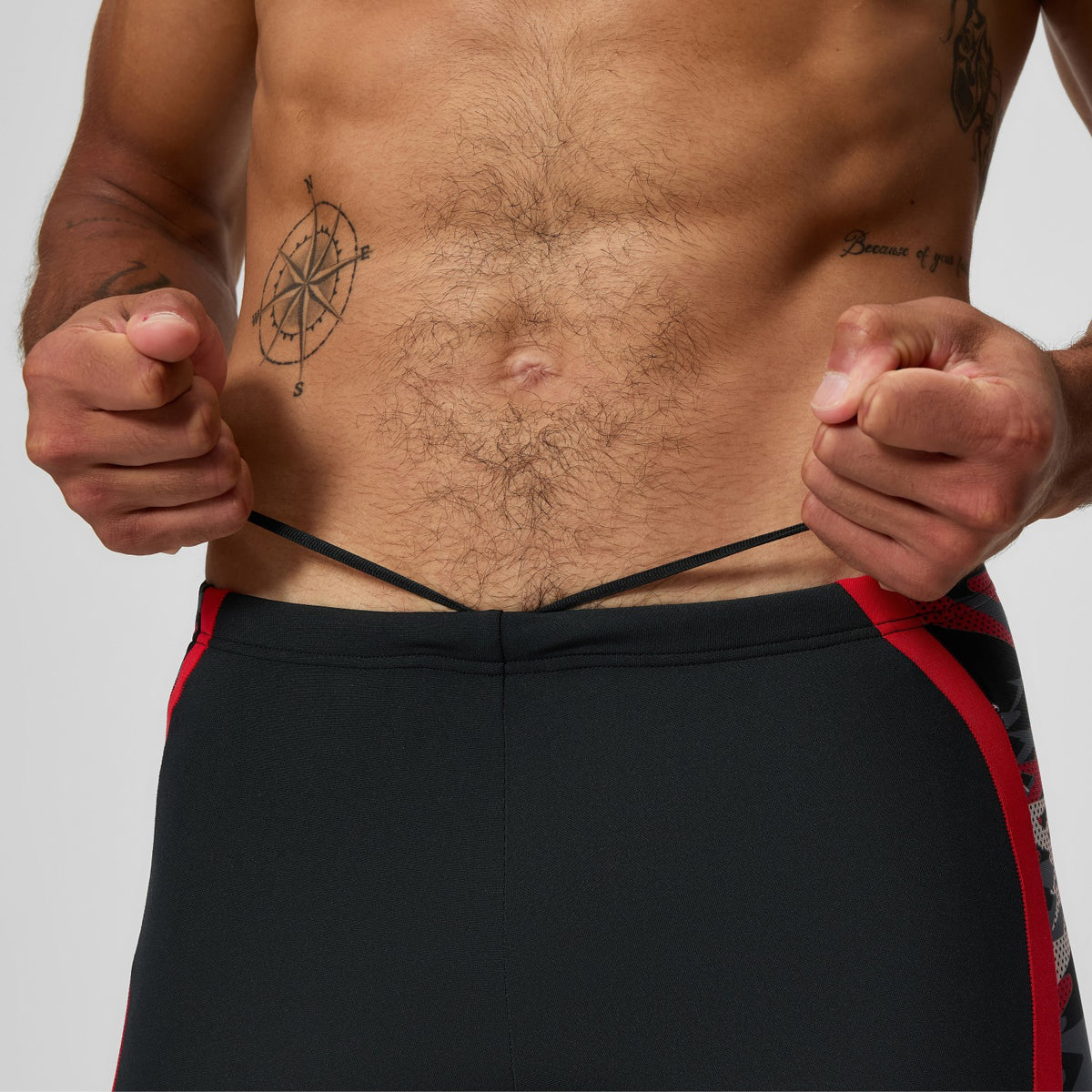 Speedo Hyperboom Splice Jammer Black/Red