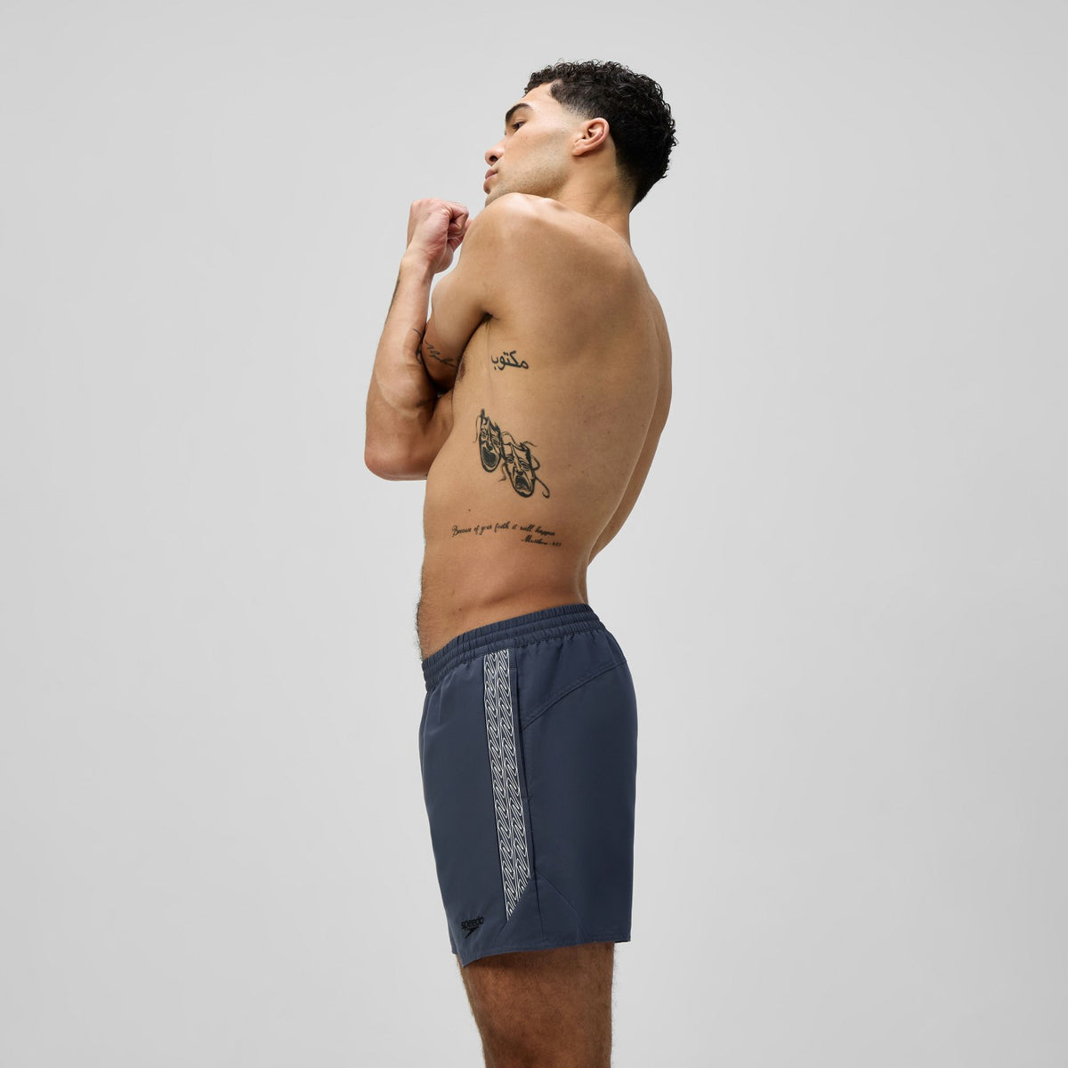 Speedo Hyperboom Splice Swim Shorts Grey