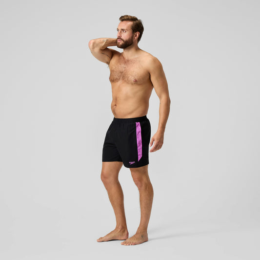 Speedo HyperBoom Splice Swim Shorts Black/Pink