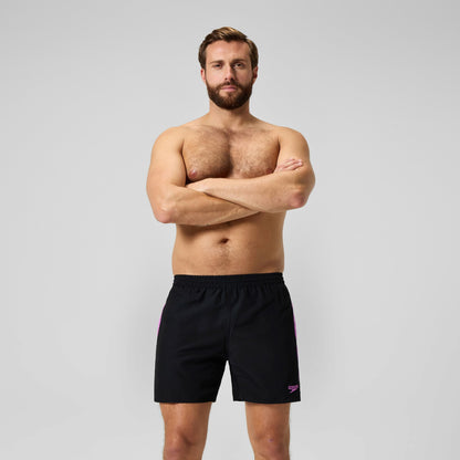 Speedo HyperBoom Splice Swim Shorts Black/Pink