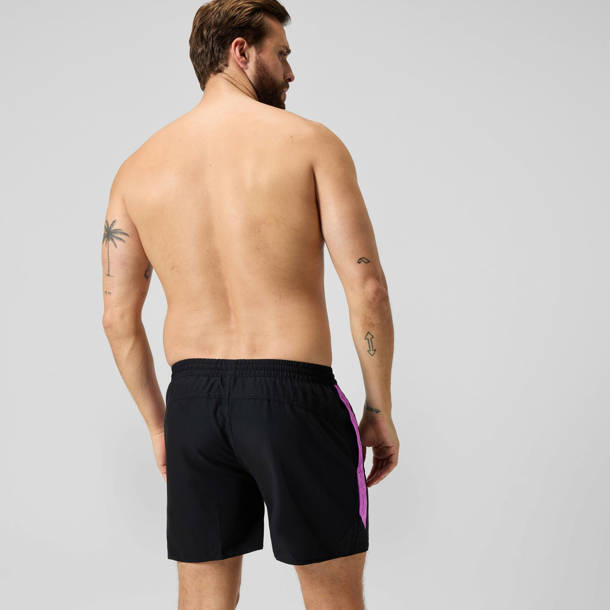 Speedo HyperBoom Splice Swim Shorts Black/Pink