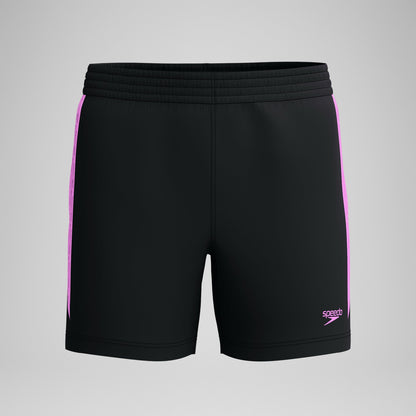 Speedo HyperBoom Splice Swim Shorts Black/Pink