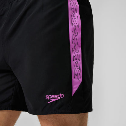 Speedo HyperBoom Splice Swim Shorts Black/Pink
