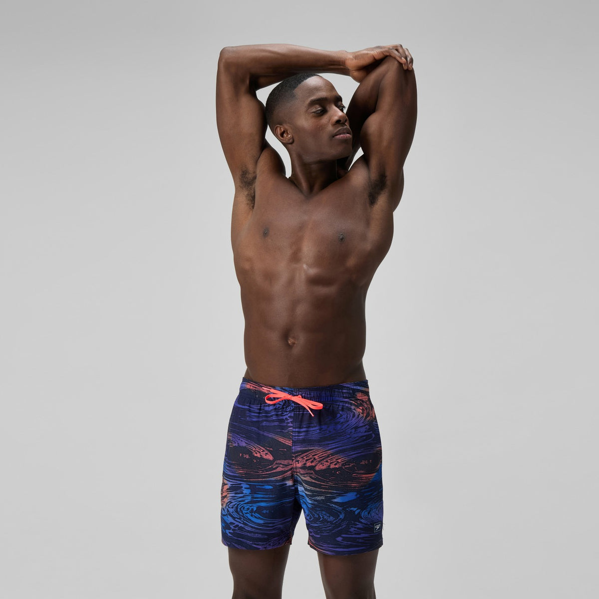 Speedo Redondo Edge Printed Swim Shorts Blue