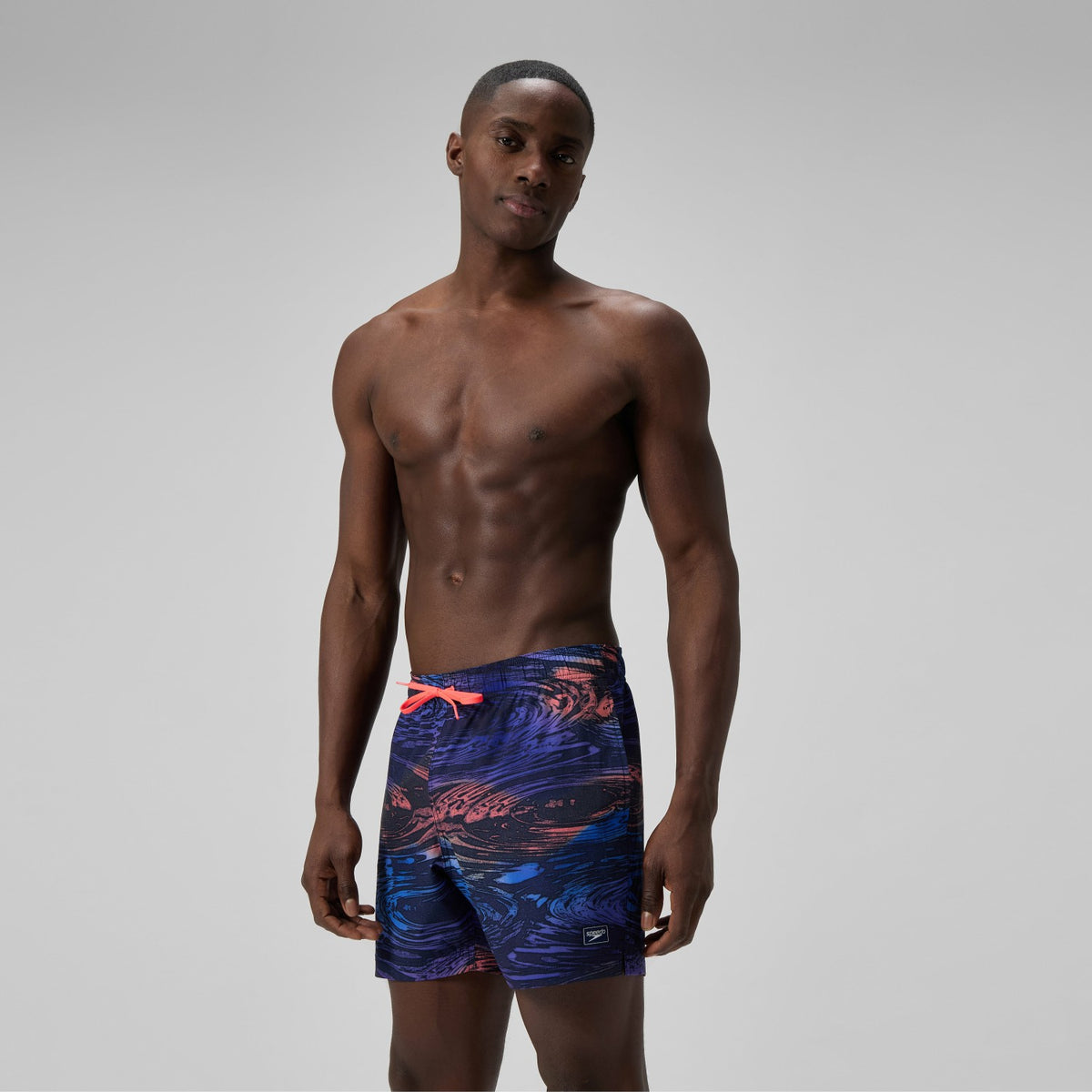 Speedo Redondo Edge Printed Swim Shorts Blue