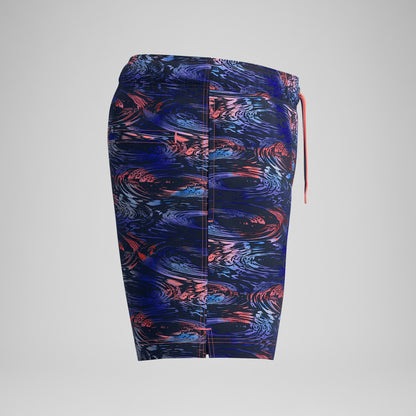 Speedo Redondo Edge Printed Swim Shorts Blue