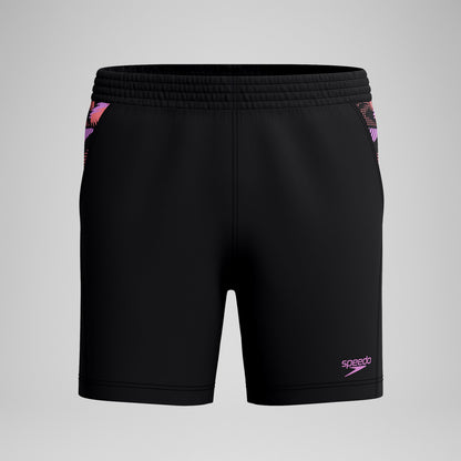 Speedo Xpress Lite Panel Swim Shorts Black/Pink