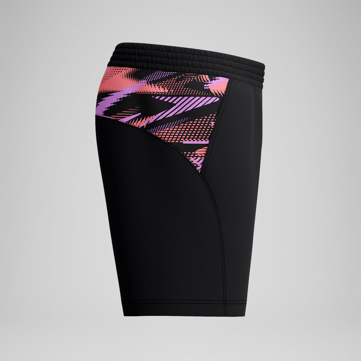Speedo Xpress Lite Panel Swim Shorts Black/Pink