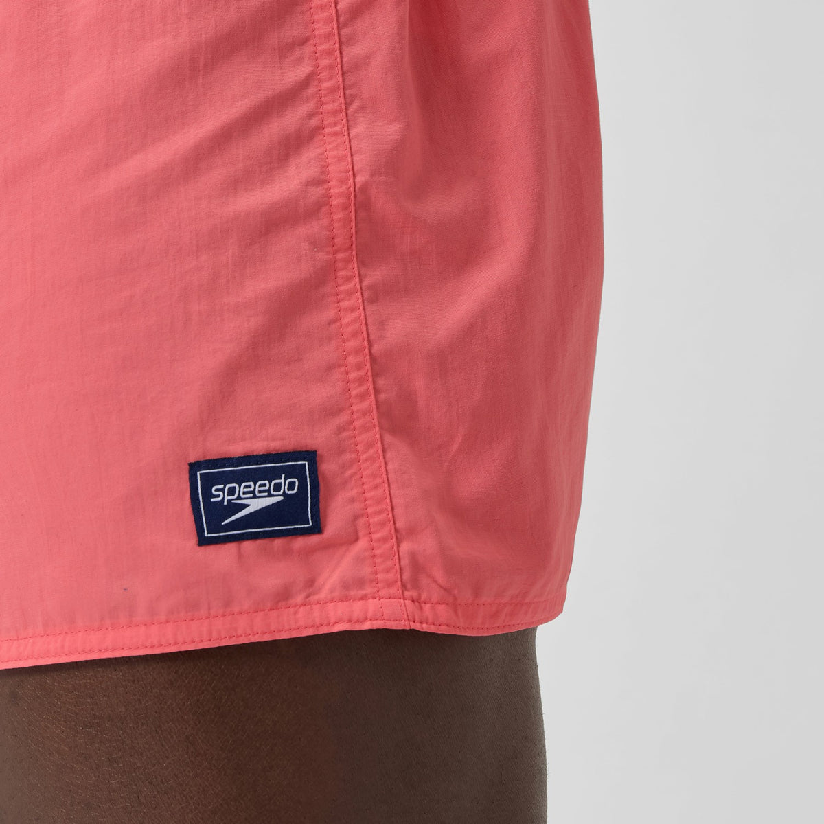 Speedo Solid Retro Swim Shorts Coral