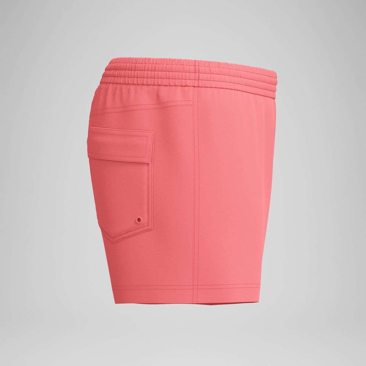 Speedo Solid Retro Swim Shorts Coral