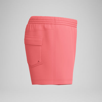 Speedo Solid Retro Swim Shorts Coral