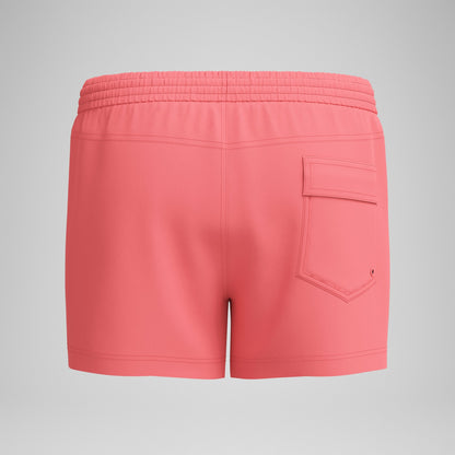 Speedo Solid Retro Swim Shorts Coral
