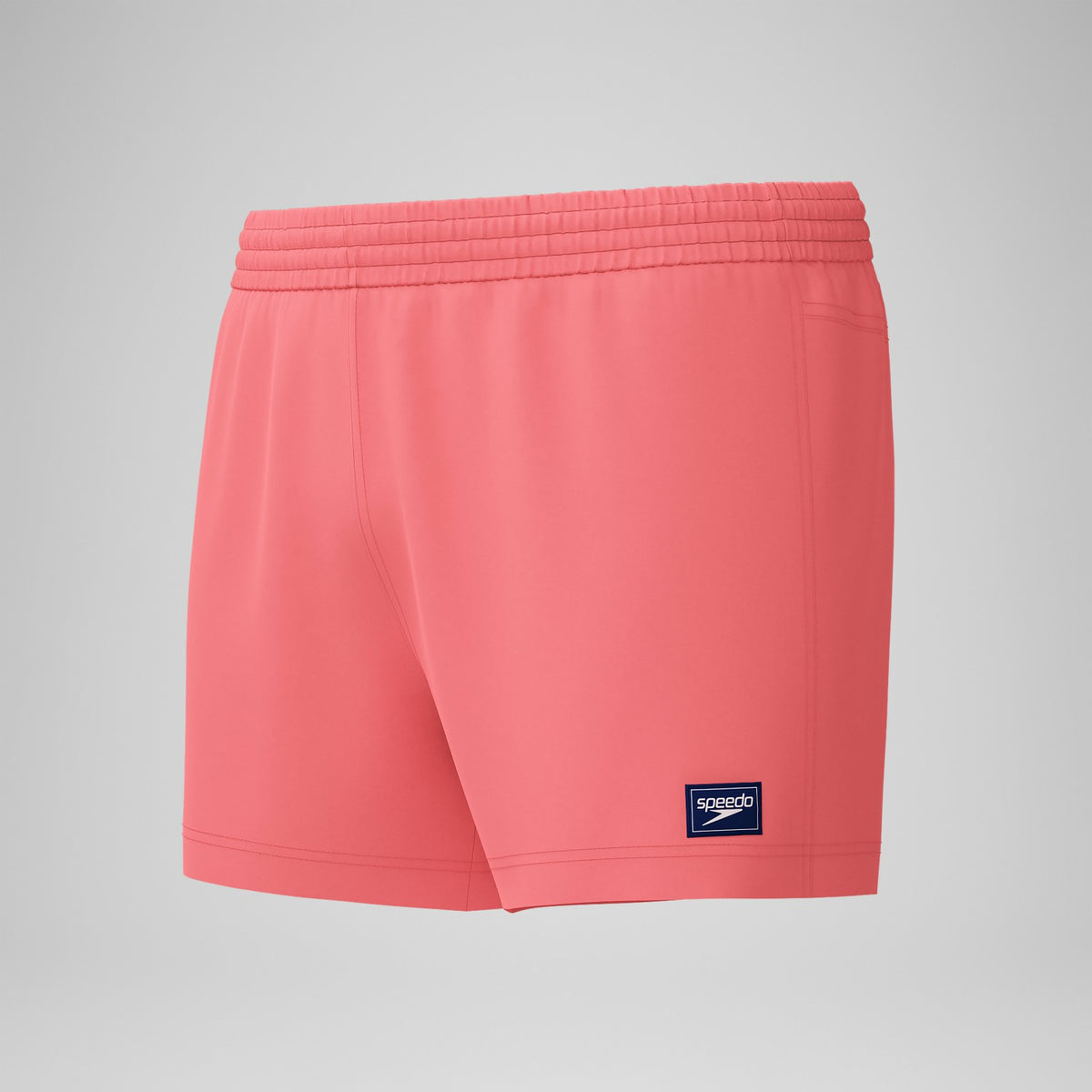 Speedo Solid Retro Swim Shorts Coral