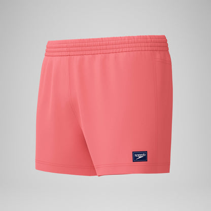 Speedo Solid Retro Swim Shorts Coral