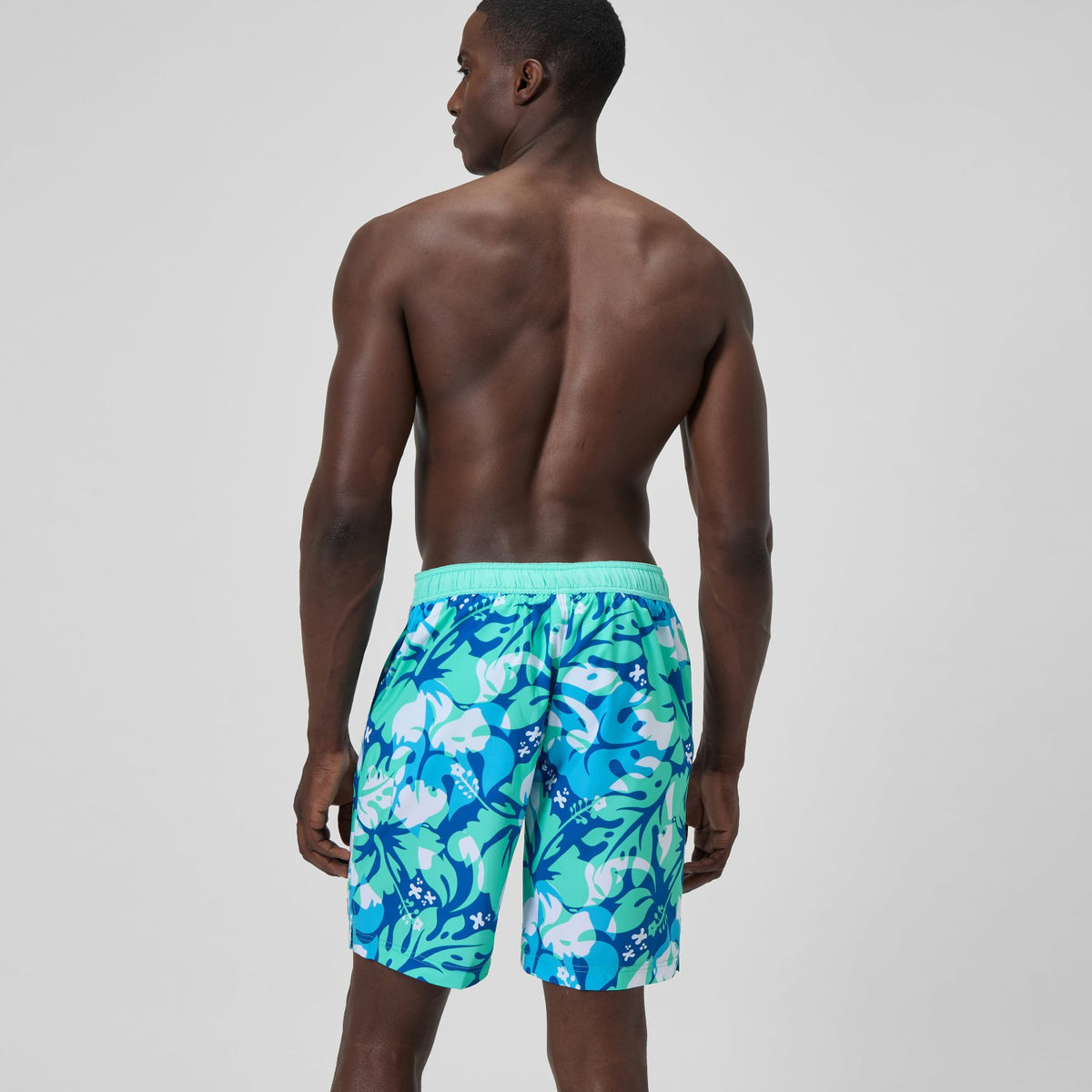 Speedo Printed Bondi Swim Shorts Turquoise/Blue