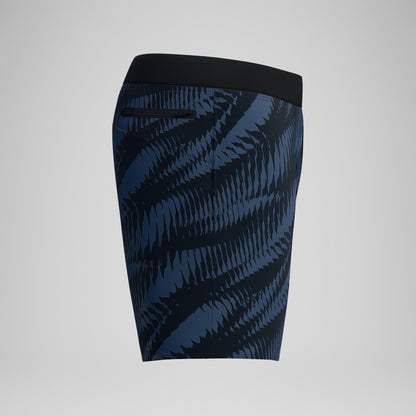 Speedo Print Volley Swim Shorts Black/Grey
