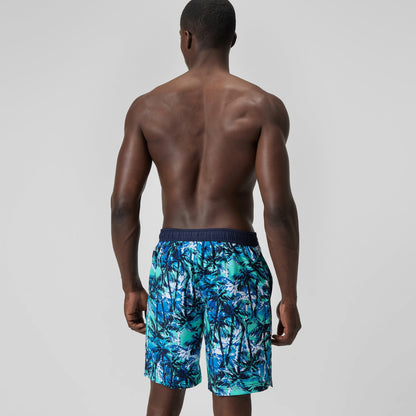 Speedo Printed Bondi Swim Shorts Blue