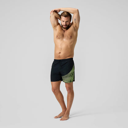 Speedo HyperBoom Splice Swim Shorts Black/Yellow