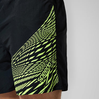 Speedo HyperBoom Splice Swim Shorts Black/Yellow