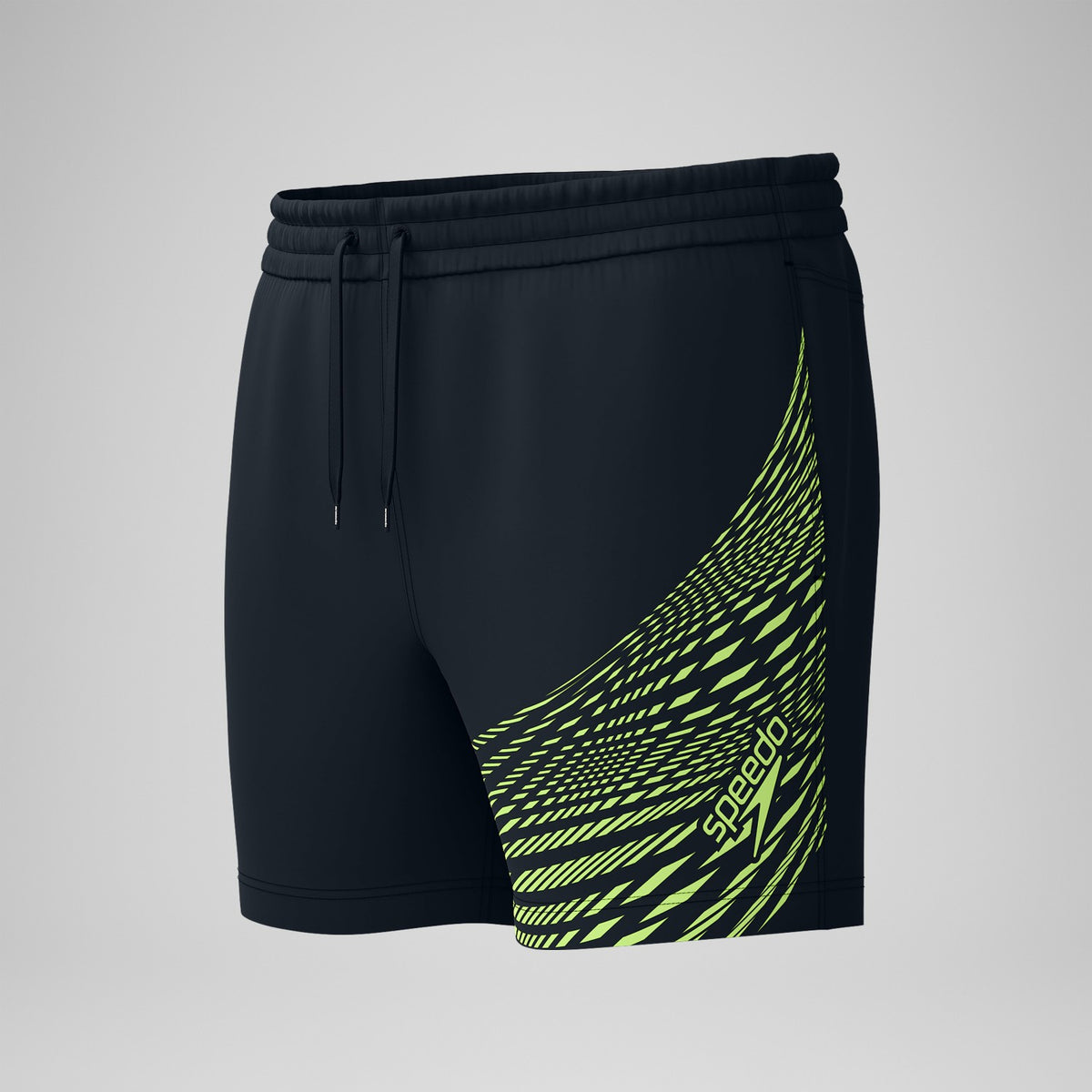 Speedo HyperBoom Splice Swim Shorts Black/Yellow