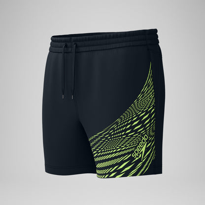 Speedo HyperBoom Splice Swim Shorts Black/Yellow
