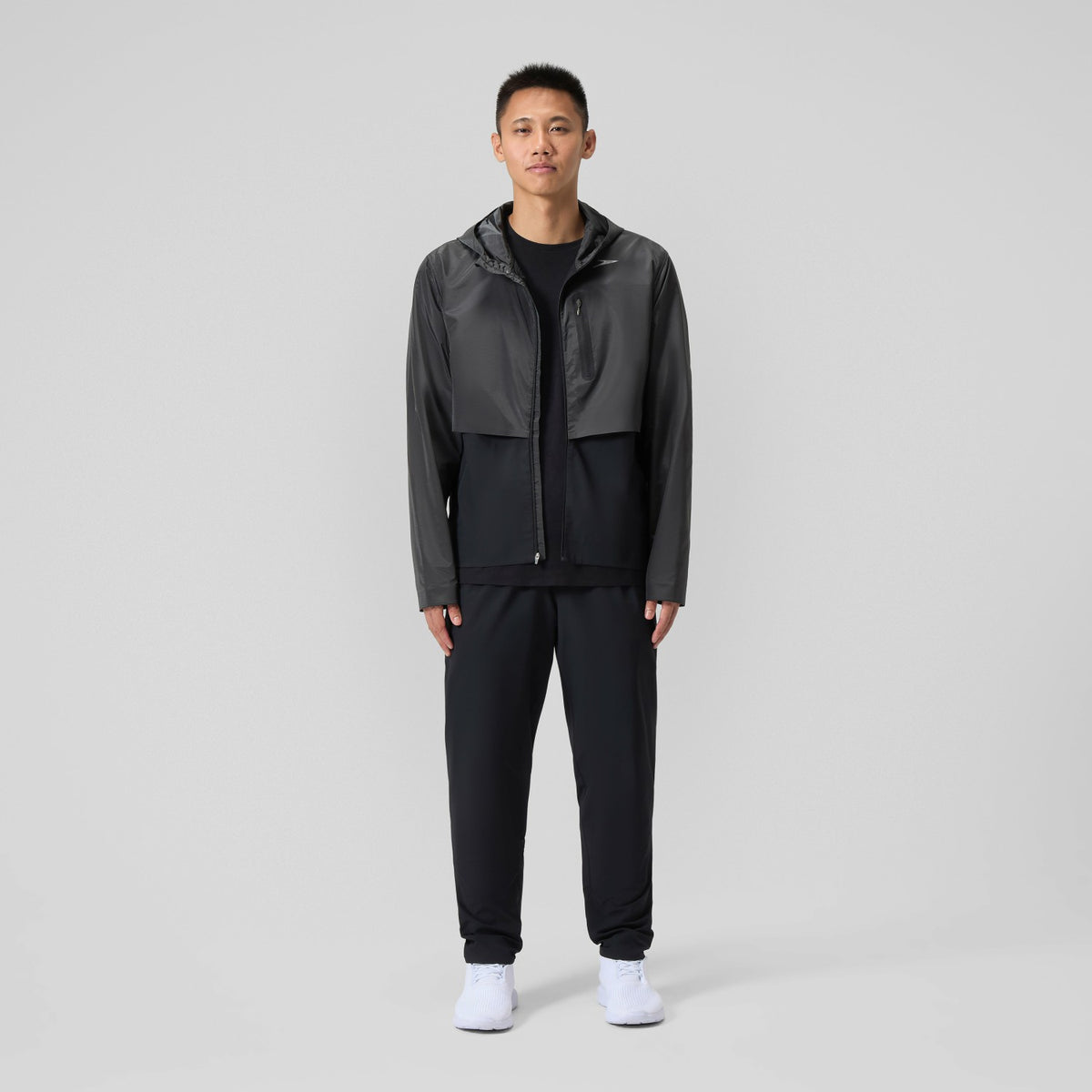 Speedo V Class Pro Jacket Black/Grey