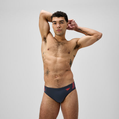 Speedo Hyperboom Splice Brief Grey/Red