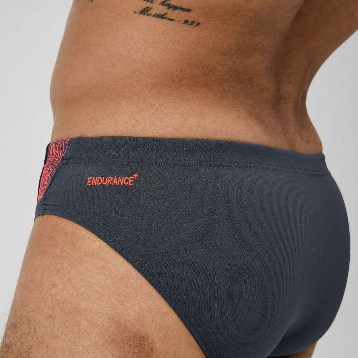 Speedo Hyperboom Splice Brief Grey/Red