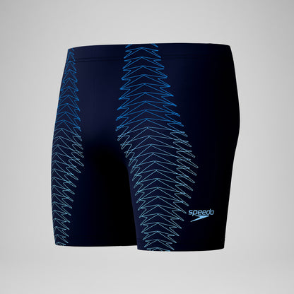 Speedo Duo Logo Logo Print Mid Jammer Navy/Blue