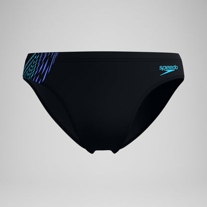 Speedo Tech Panel Brief Black/Blue