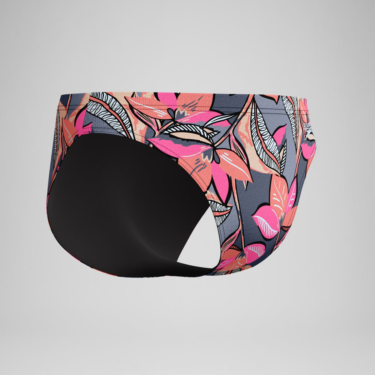 Speedo Beachstar Printed Brief Coral/Grey