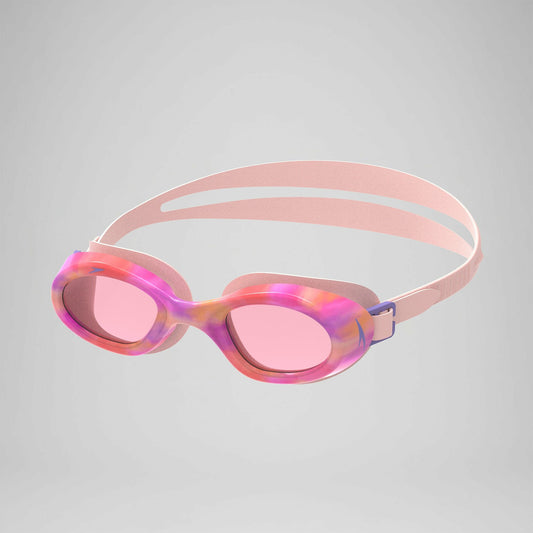 Speedo Junior Futura Hydrospex Printed Goggles Pink/Orange