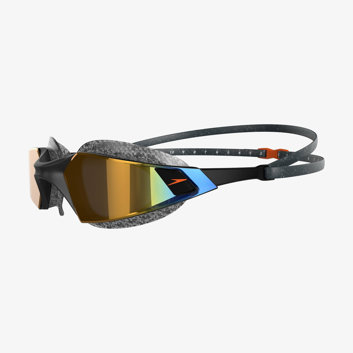 Speedo Adult Aquapulse Pro Mirror Goggle Black/Gold